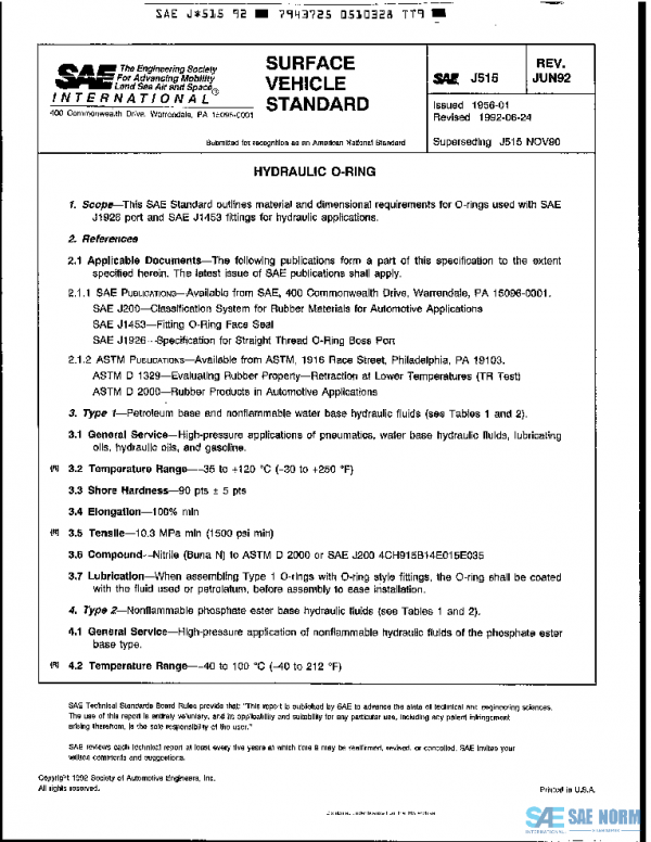 SAE J515_199206 PDF SAE J515_199206 PDF
