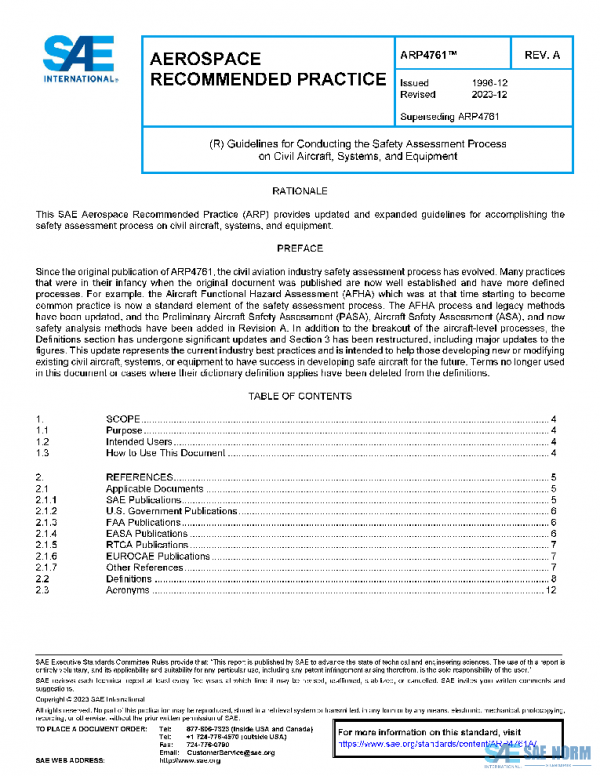 SAE ARP4761A PDF