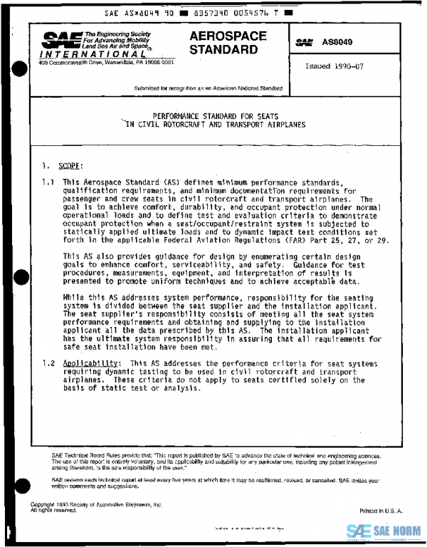 SAE AS8049 PDF SAE AS8049 PDF