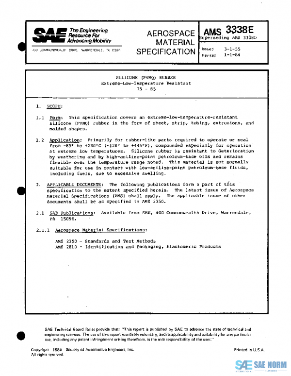 SAE AMS3338E PDF