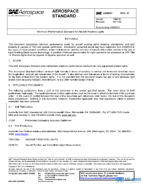 SAE AS8037B PDF SAE AS8037B PDF