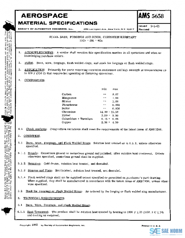 SAE AMS5658 PDF SAE AMS5658 PDF