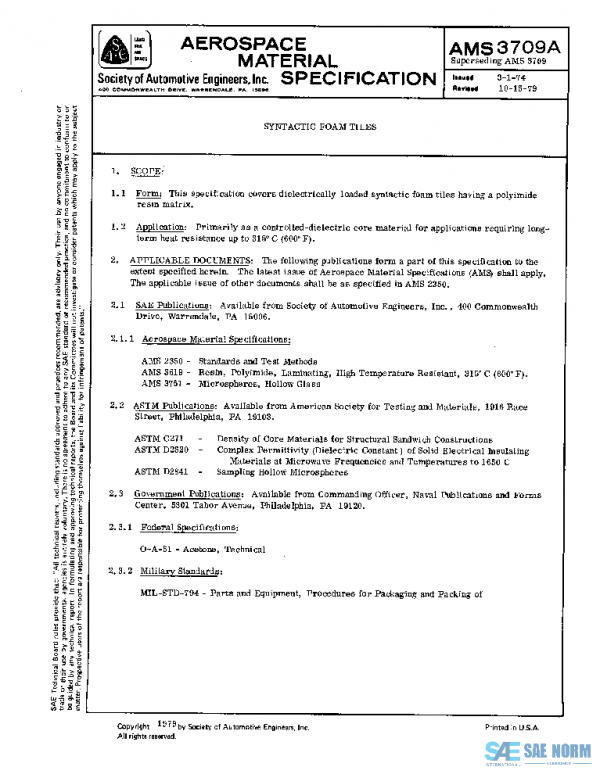 SAE AMS3709A PDF