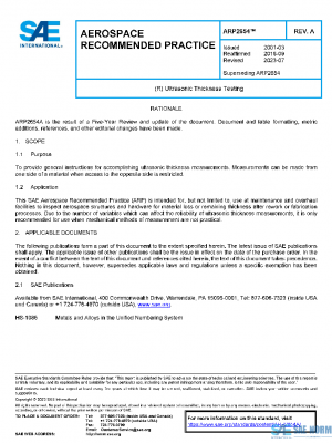 SAE ARP2654A PDF