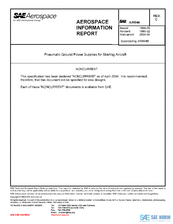 SAE AIR944C PDF SAE AIR944C PDF