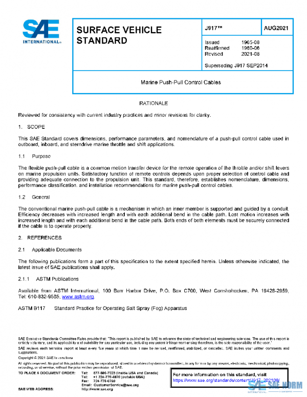SAE J917_202108 PDF