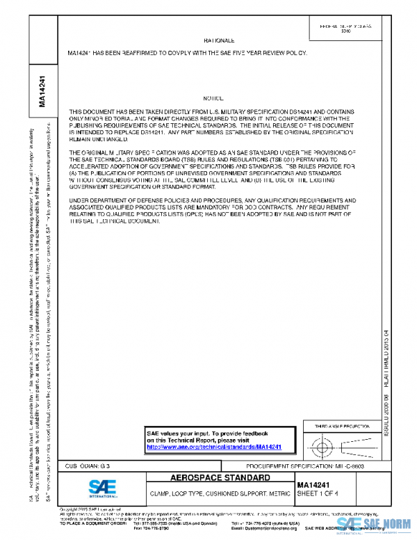 SAE MA14241 PDF SAE MA14241 PDF