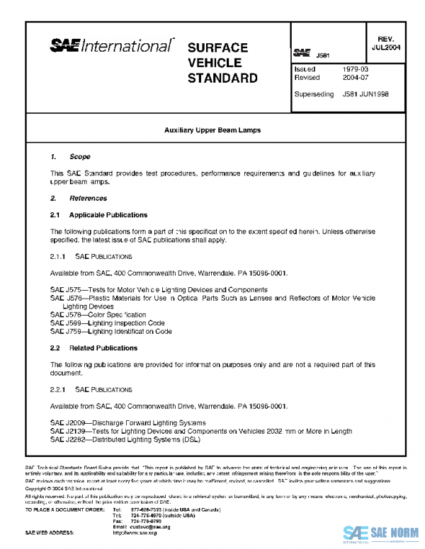 SAE J581_200407 PDF