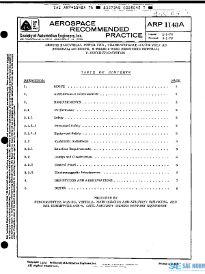SAE ARP1148A PDF