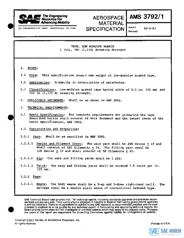 SAE AMS3792/1 PDF