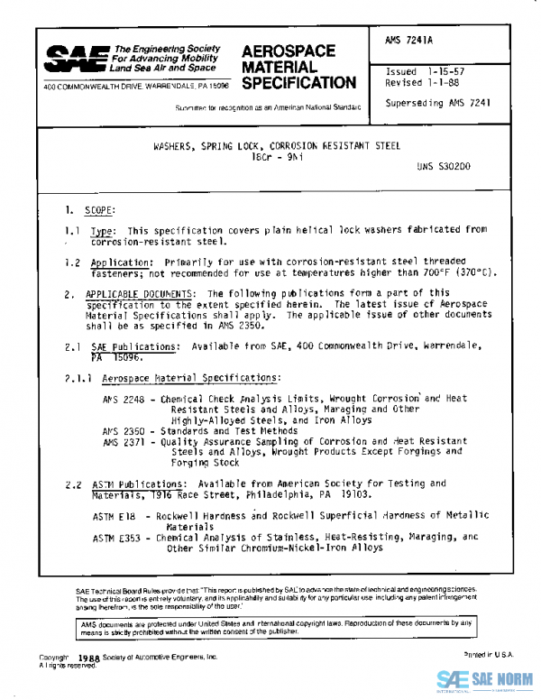 SAE AMS7241A PDF SAE AMS7241A PDF