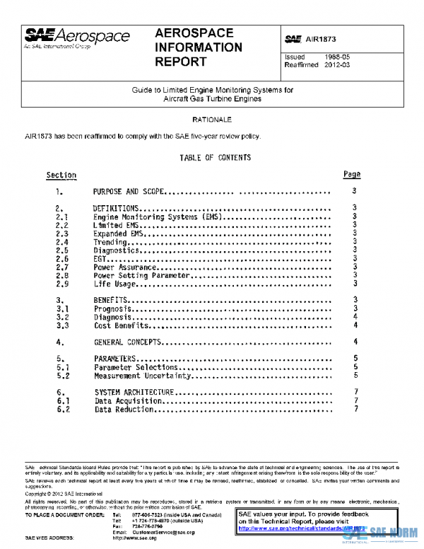 SAE AIR1873 PDF
