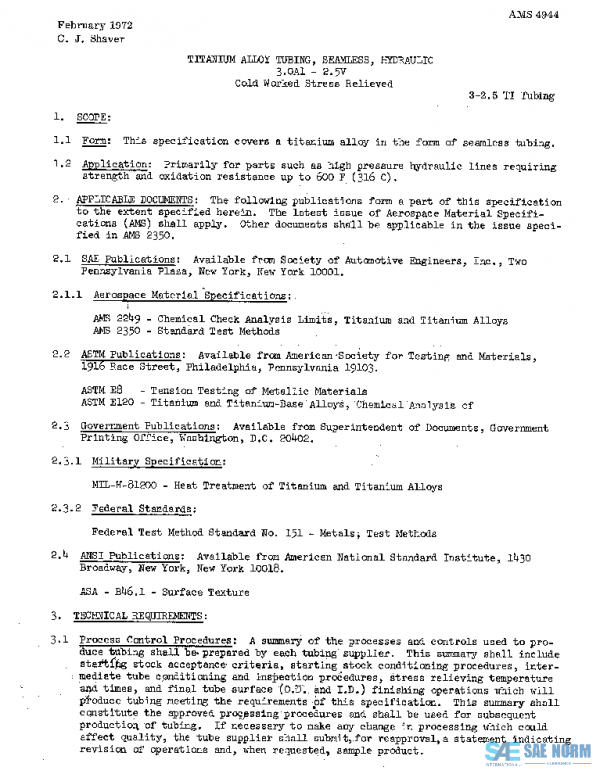 SAE AMS4944 PDF SAE AMS4944 PDF