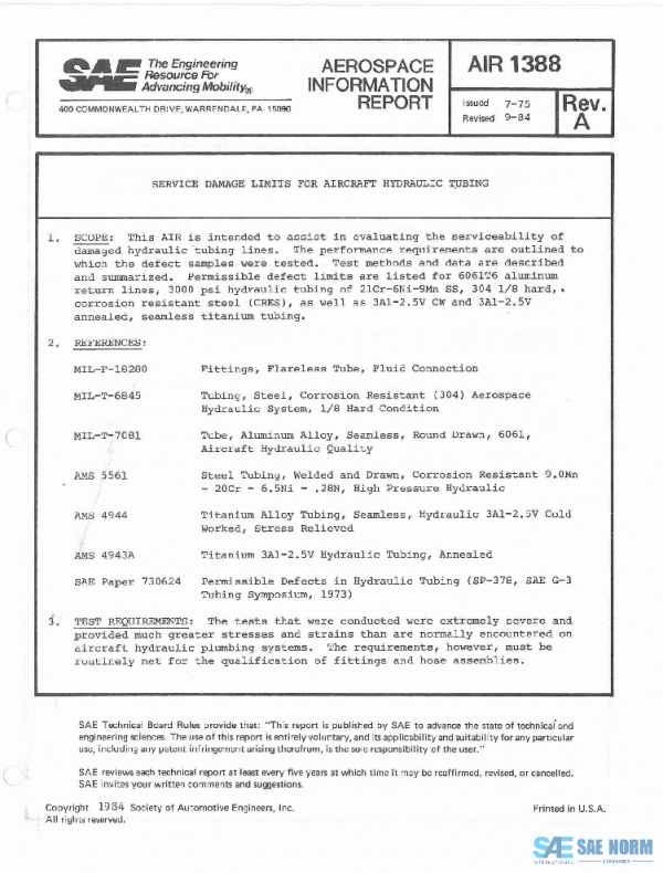 SAE AIR1388A PDF