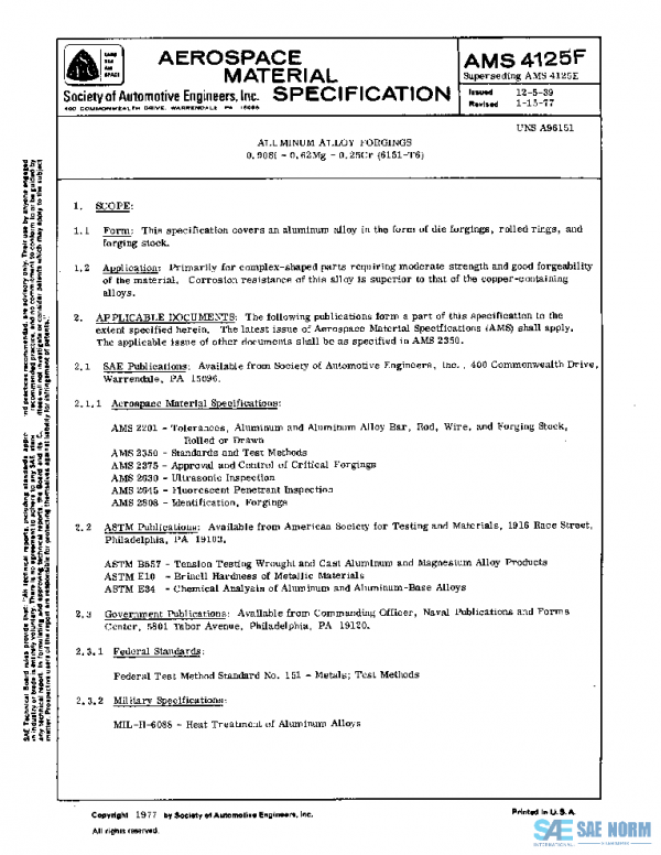 SAE AMS4125F PDF