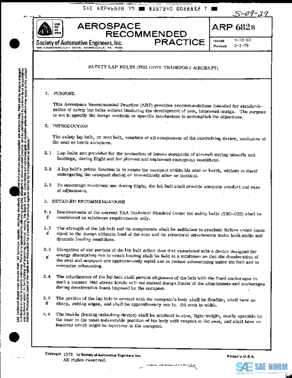SAE ARP682B PDF