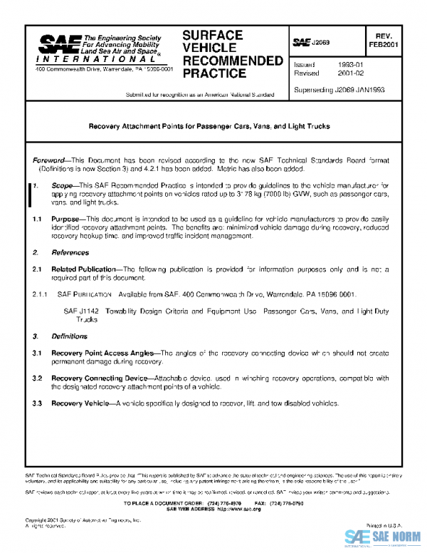 SAE J2069_200102 PDF SAE J2069_200102 PDF