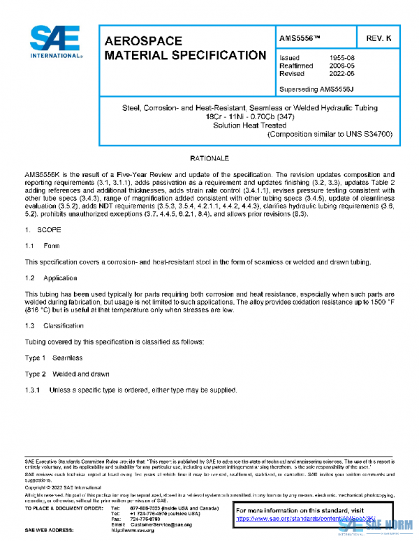 SAE AMS5556K PDF