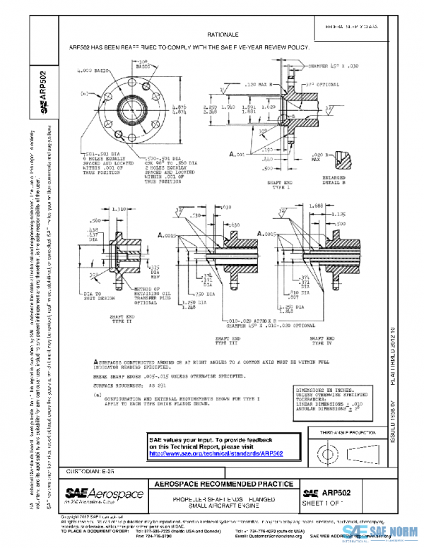 SAE ARP502 PDF