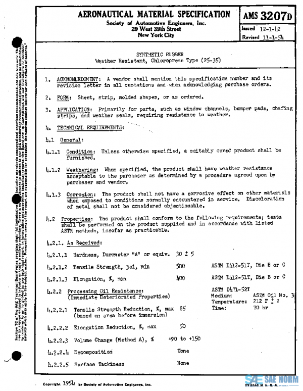 SAE AMS3207D PDF SAE AMS3207D PDF