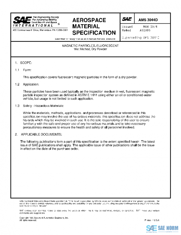 SAE AMS3044D PDF