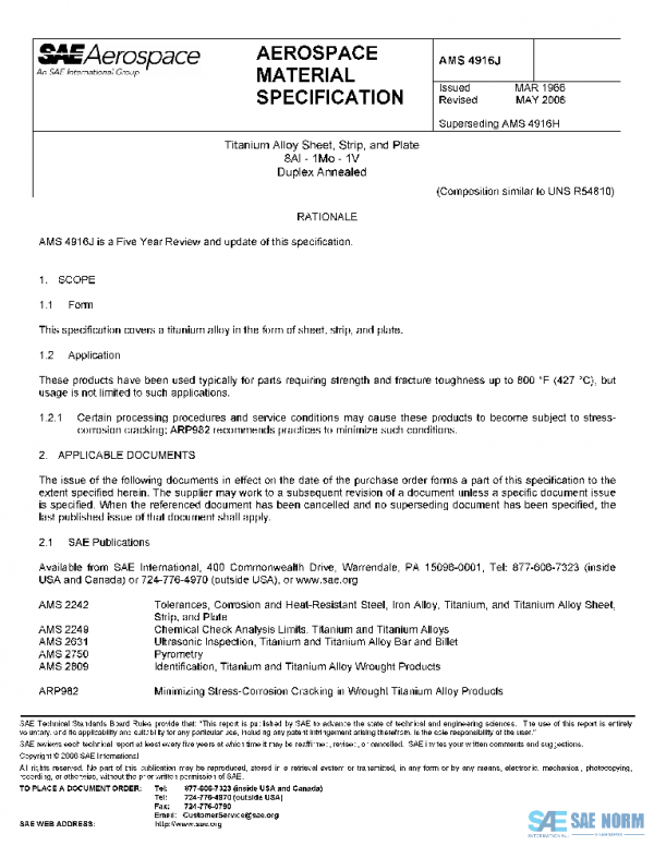 SAE AMS4916J PDF