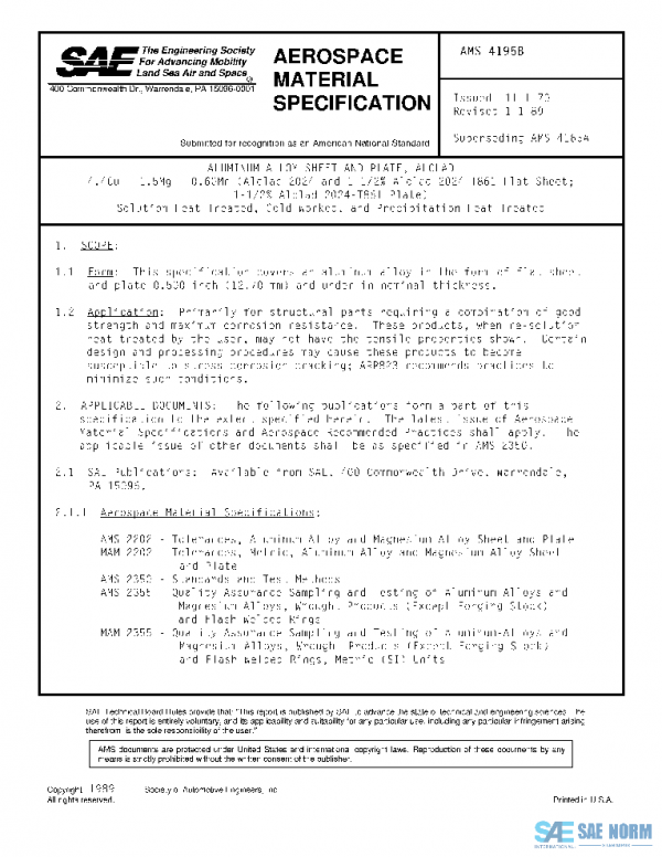 SAE AMS4195B PDF