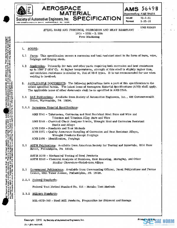 SAE AMS5649B PDF