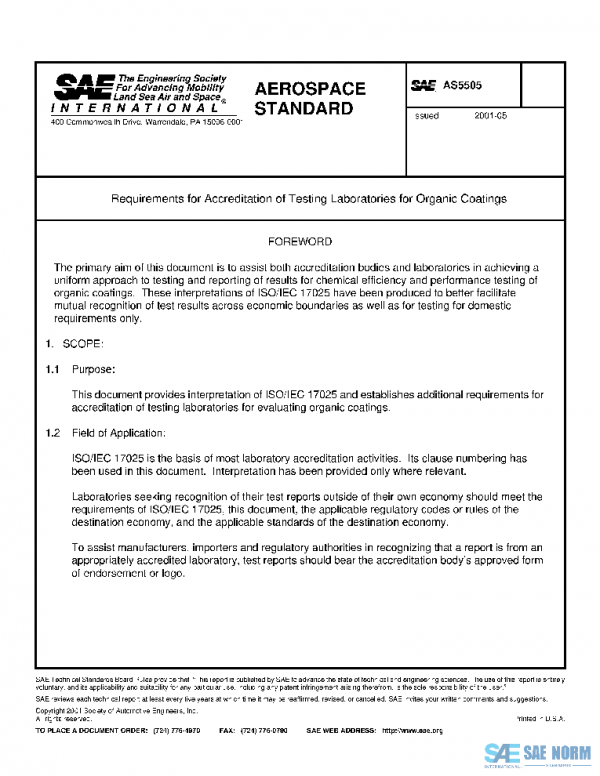 SAE AS5505 PDF