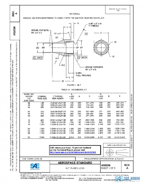 SAE AS5206A PDF