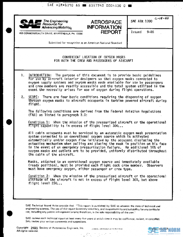 SAE AIR1390 PDF SAE AIR1390 PDF