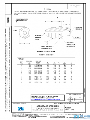 SAE AS6231 PDF