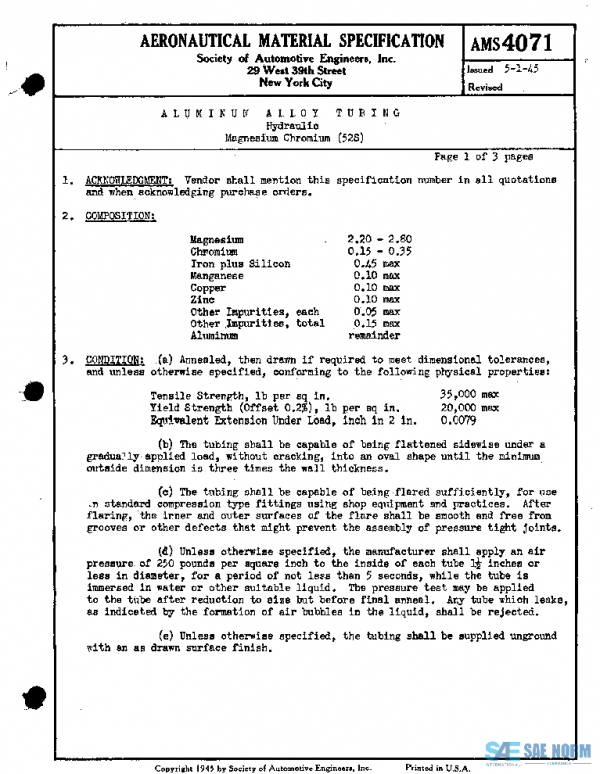 SAE AMS4071 PDF SAE AMS4071 PDF
