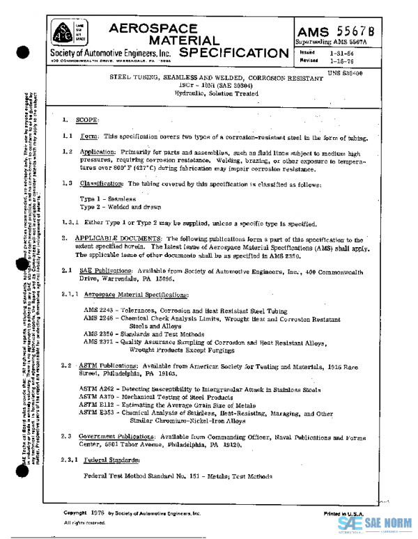 SAE AMS5567B PDF