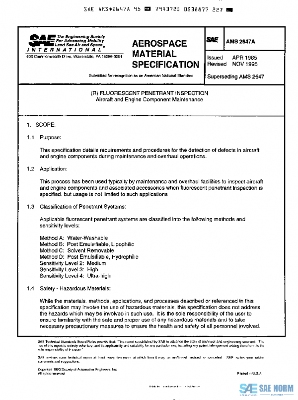 SAE AMS2647A PDF