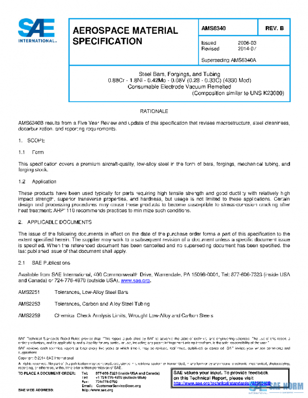 SAE AMS6340B PDF