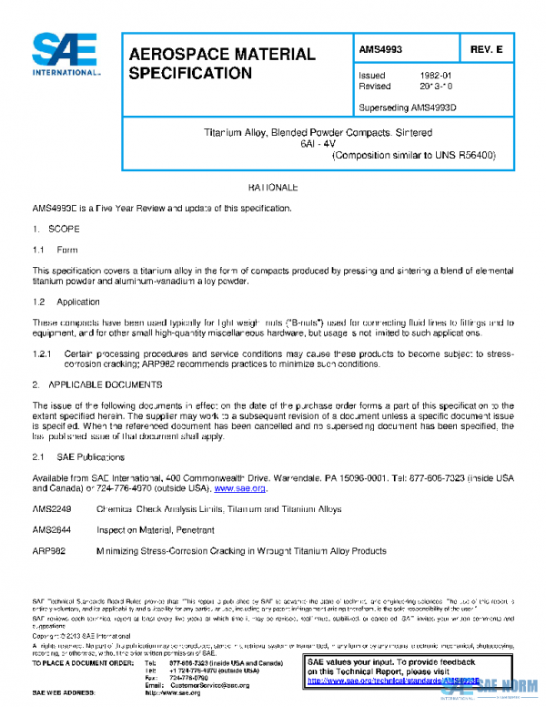 SAE AMS4993E PDF