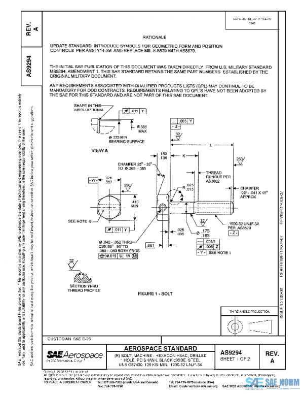 SAE AS9294A PDF