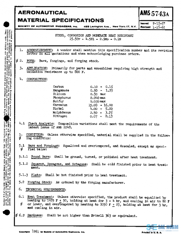 SAE AMS5743A PDF