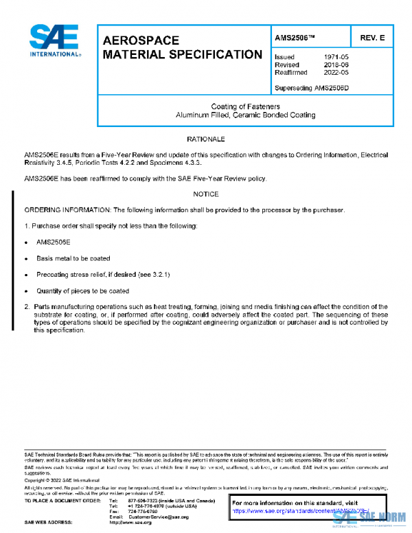 SAE AMS2506E PDF