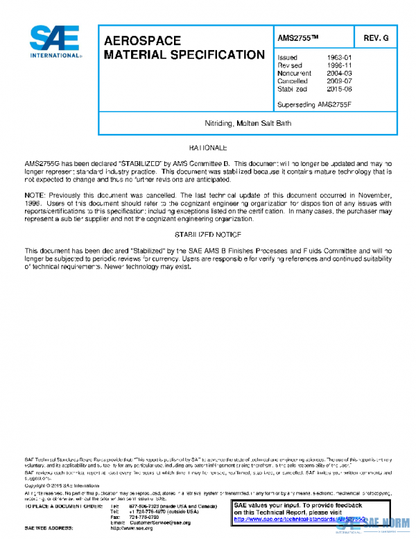 SAE AMS2755G PDF SAE AMS2755G PDF