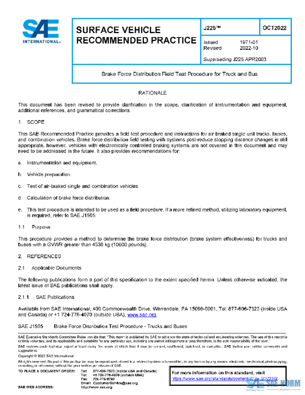 SAE J225_202210 PDF