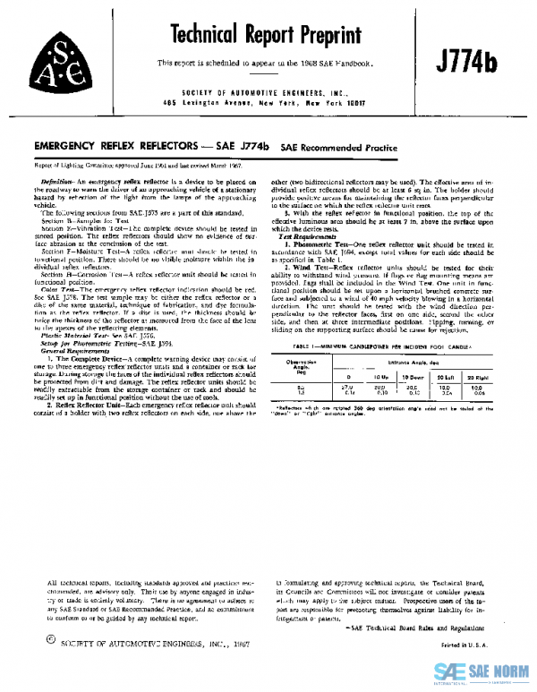SAE J774B_196703 PDF