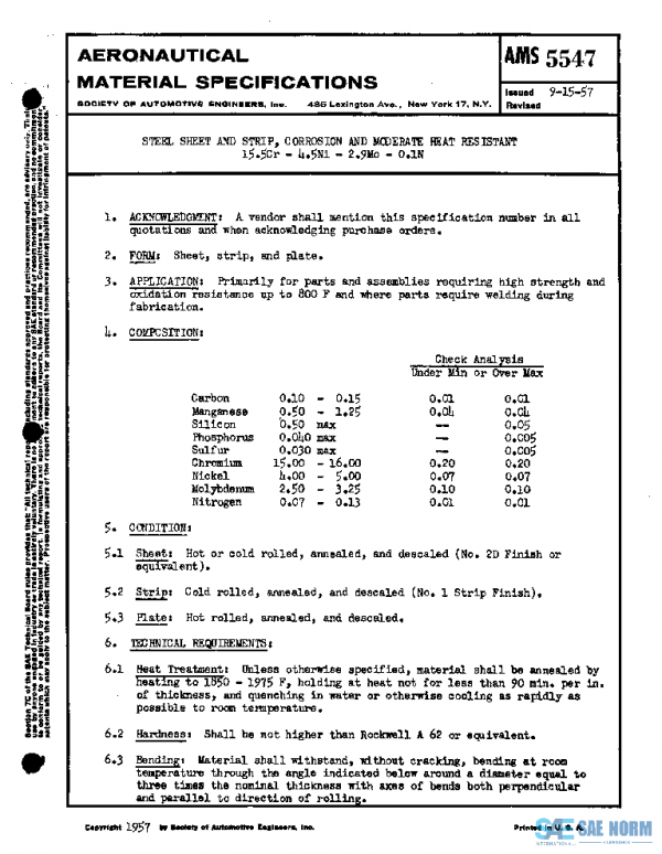 SAE AMS5547 PDF SAE AMS5547 PDF
