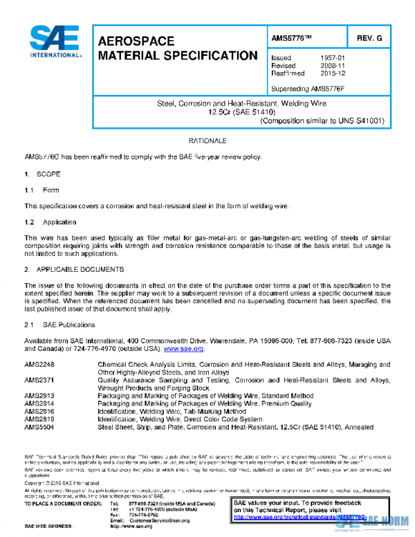 SAE AMS5776G PDF