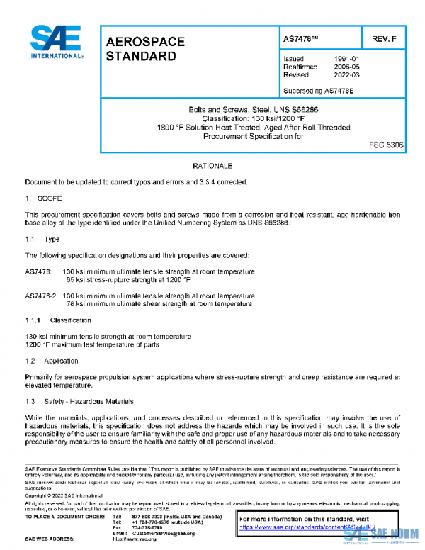 SAE AS7478F PDF