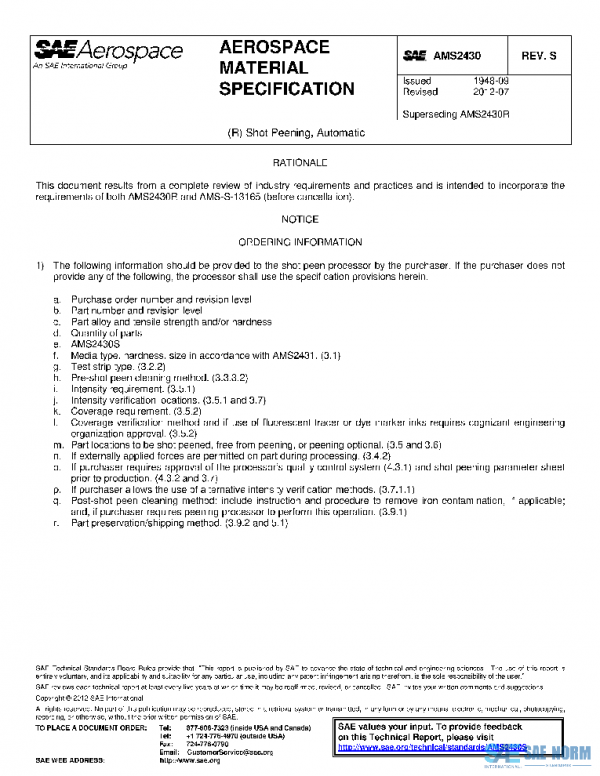 SAE AMS2430S PDF SAE AMS2430S PDF