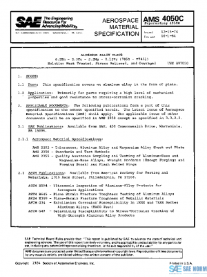 SAE AMS4050C PDF