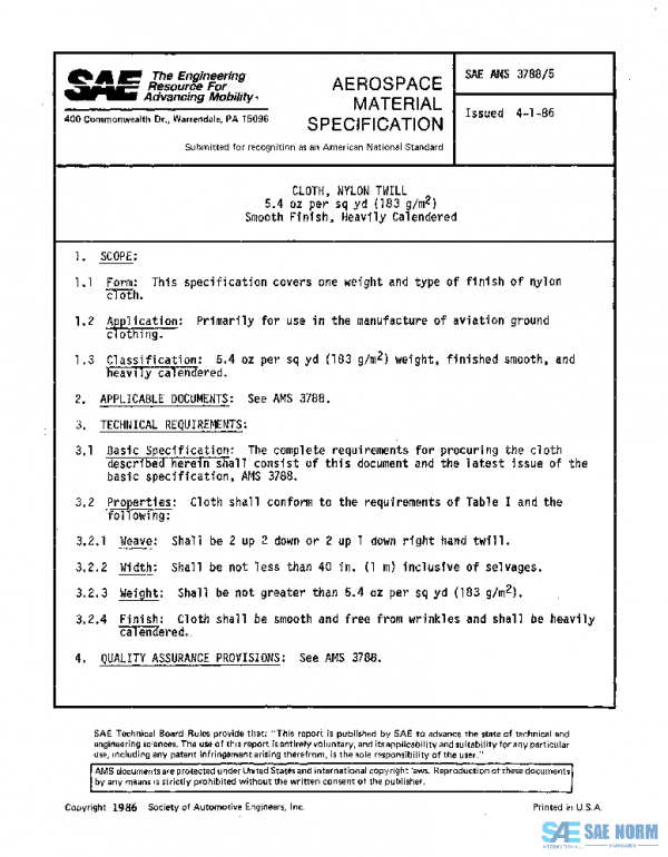 SAE AMS3788/5 PDF
