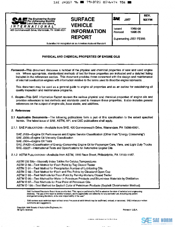 SAE J357_199605 PDF